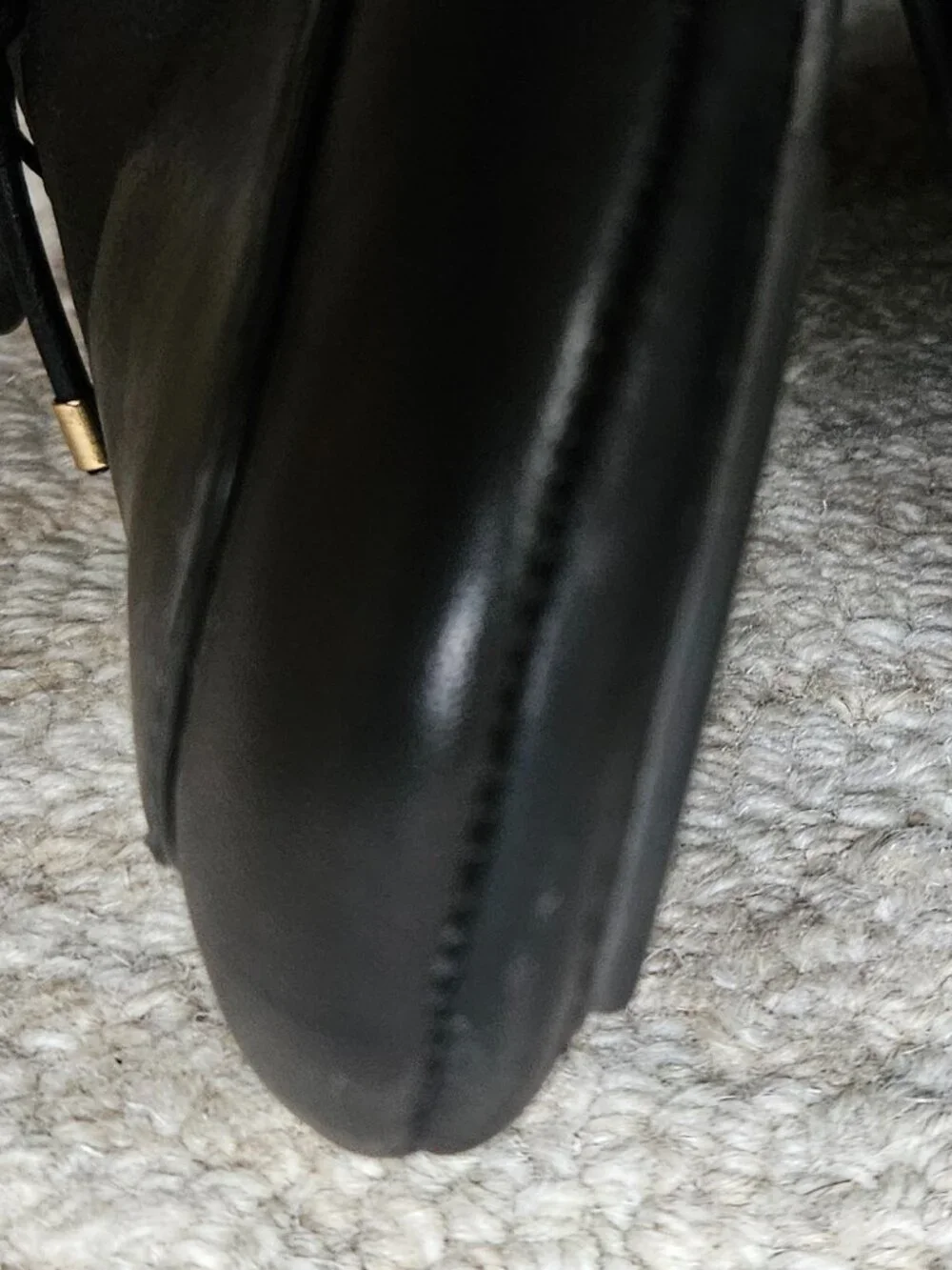 Stuart Weitzman Black Driving Loafers Shoes Size 8 Minimal Wear Slip-On